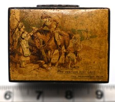 Clark & Co Anchor Mills Antique Cotton Reel Box vintage 