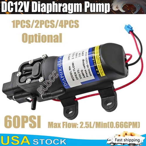 12v water pump 60psi self - water,