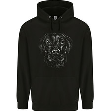 Labrador Retriever Dog Labrador Retriever Mens 80% Cotton Hoodie