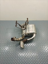 PORSCHE 911 996 EXHAUST SILENCER + MOUNTING BRACKET LEFT 99611122802 99611125155