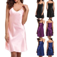Women Sexy Satin Chemise