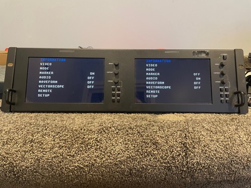 Ikegami hlm 7002wr dual lcd - 7",