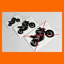 2x Sticker Decor Motorcycle