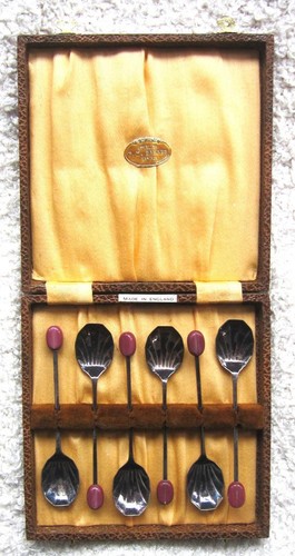 Boxed set art deco - 6, epns