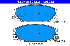 Disc Brake Pad Set ATE Fits