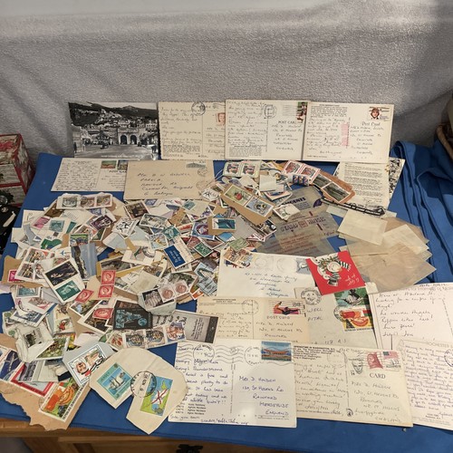 Large vintage stamp - stamp, bundle