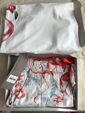 Cyberjammies summer pajamas size 14 with tags and box pink flamingoes