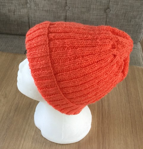 Hand knitted hat - knitted,