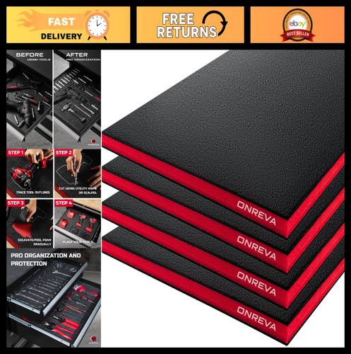 Foam tool organizer pack - foam,