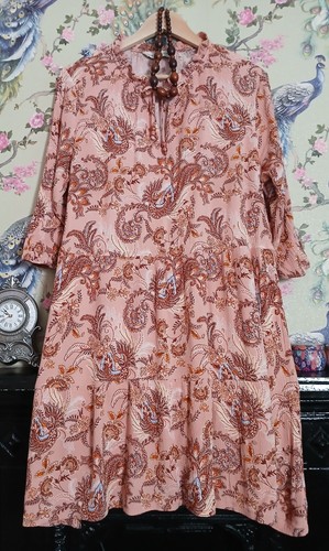 Vintage style salmon - , pink