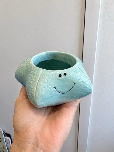 Turquoise ceramic starfish - turquoise,