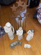 Large Lot Willow Tree Nativity