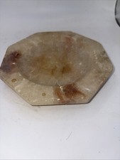 Vintage Marble Onyx Trinket Bowl / Ashtray