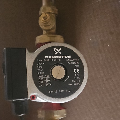 Grundfos upm pump head - grundfos, head-60
