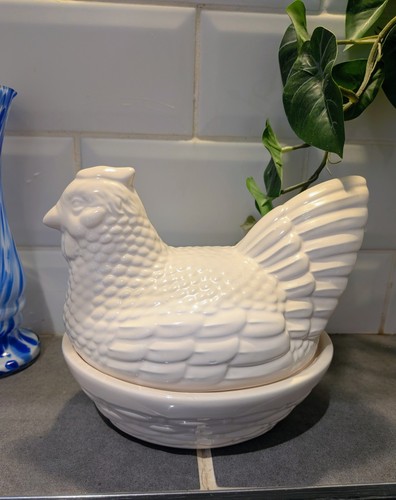Vintage style white ceramic - style,