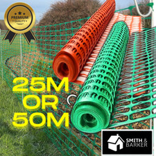 Barrier Fencing Mesh *PREMIUM* Heavy Duty Garden Plastic Fence Pins Temporary