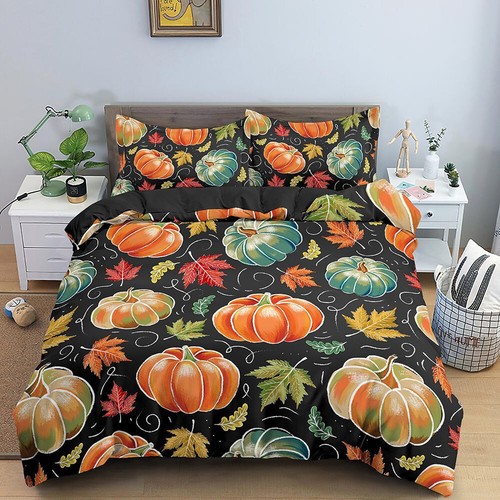 Pumpkin doona duvet cover - doona,