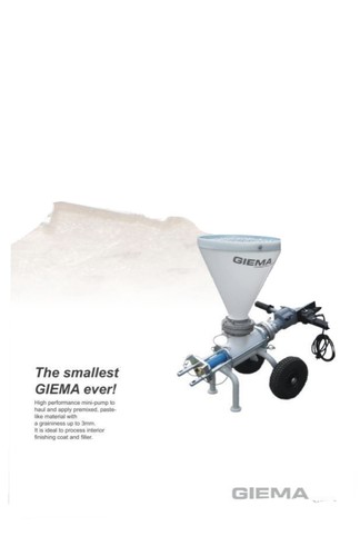 Plaster render spray - spray, machine