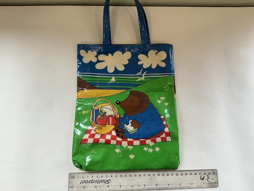 Vintage kids bag oilcloth - vintage,