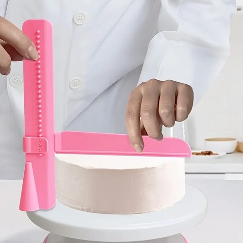 Diy adjustable cake scraper - diy,