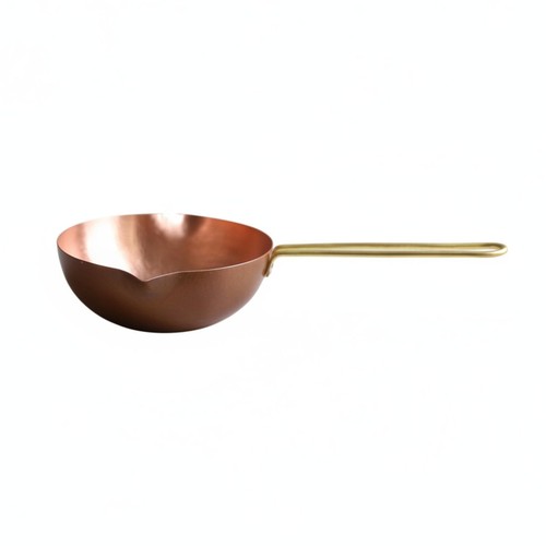 Hammered copper pan - copper, small