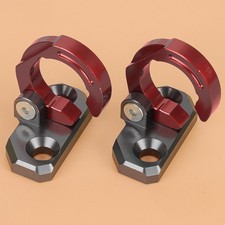 Pair Red Rear Brake Hose Guide
