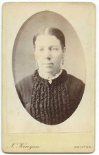 CDV Carte de Visite Lancashire