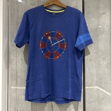 Rapha Tshirt Mens Large Blue Cycling Top Tee Bike Team Sky Clock Graphic L