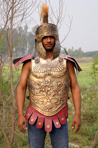 Engraved roman centurion armor - engraved,