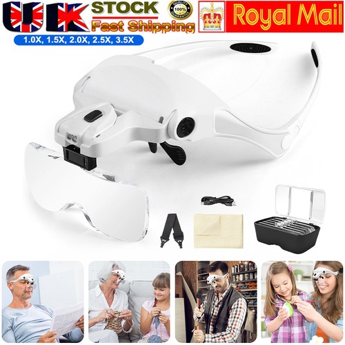 Magnifier glasses with led - magnifier,