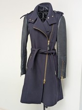 Mackage Navy Blue Wool Coat