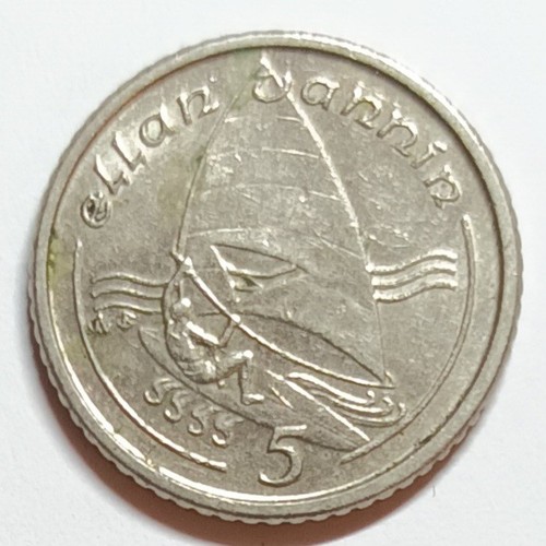 Isle man five pence - five,