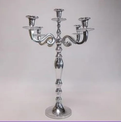Silver candelabra 60cm - ,
