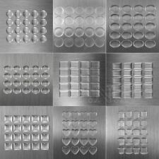 Crystal Clear Epoxy Resin Domed 3D Gel Stickers Self Adhesive Cabochon all forms