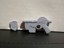 3D Model Judge Lawgiver and Badge Resin Printed 2000AD 1:6/1:12 Scale