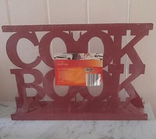 Crofton recipe book stand, cooking kitchen storage organiser