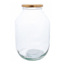 12 Half Gallon Glass Pickling Jars 2372ml Fermenting Preserving Storage Food