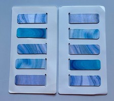 Magnetic Book Marks - 5 Beautiful Blue Colours - Double Sided - Free UK Delivery