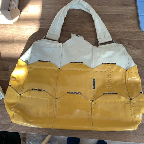 Orlando kiely handbag yellow - handbag,