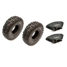 2x Tyre & Innertube 4.10-4