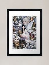 Fairy realm of winter Framed