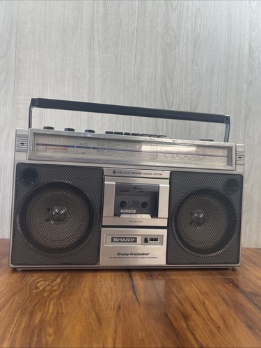 Sharp 6262e vintage - vintage, boombox