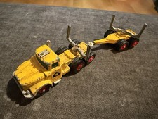 Matchbox Lesney King Size Yellow Scammel K-10 Contractor Pipe Truck