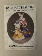 Vintage Craftime Barnyard Beauties Knitting Pattern Quirky Kitsch Dolls