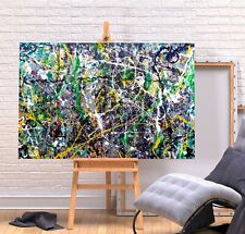 JACKSON POLLOCK 6 - BLUE GREEN