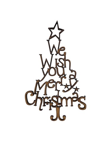 Wish you merry christmas - we,