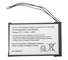 Garmin Nuvi 760 760t Sat Nav Rechargeable Battery 3.7v 1240mah 361-00019-11 GPS