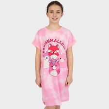 Squishmallows Girls Nightie | Squishmallow Nightdress | Kids Squishmallow Pyjama