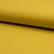 Plain Bamboo Jersey Fabric Material - MUSTARD