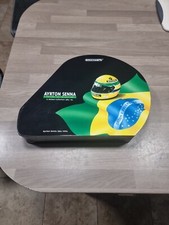 1:8 Scale Minichamps Ayrton Senna Diecast Helmet Collection - 11 pieces